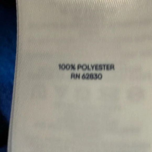 Lands End Women's 3/4 Snap-up Pullover Fleece Blue Size XL - Picture 6 of 9